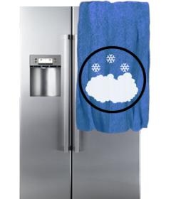 Намерзает снег, лед на стенке – холодильник Gaggenau